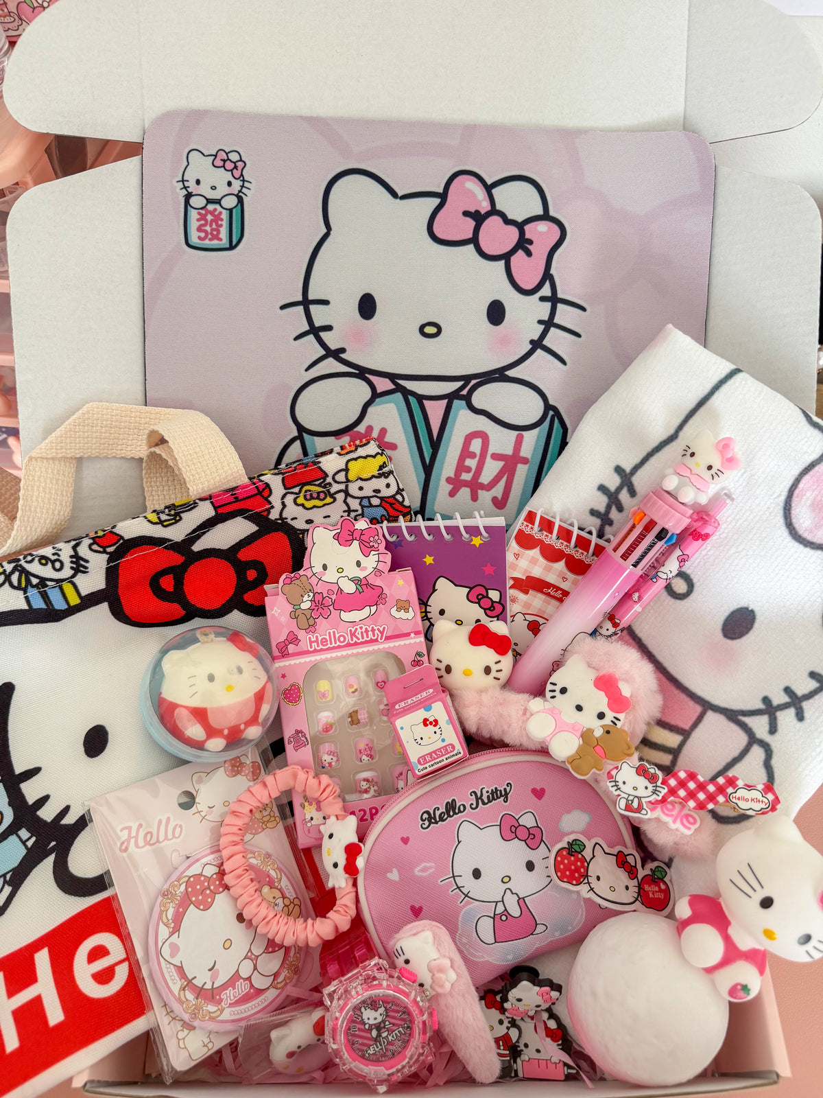 hello kitty sanrio mystery box kawaii surprise gift, my melody