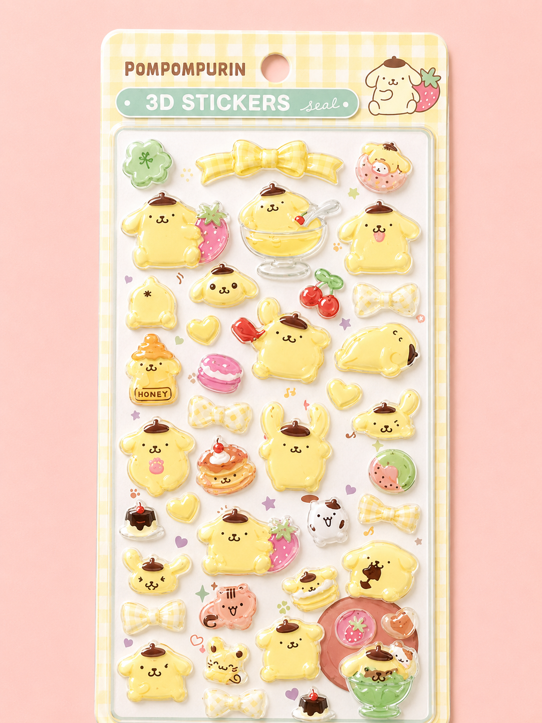 Sanrio 3D Puffy Sticker Sheets | Hello Kitty, My Melody, Cinnamoroll & Pompompurin