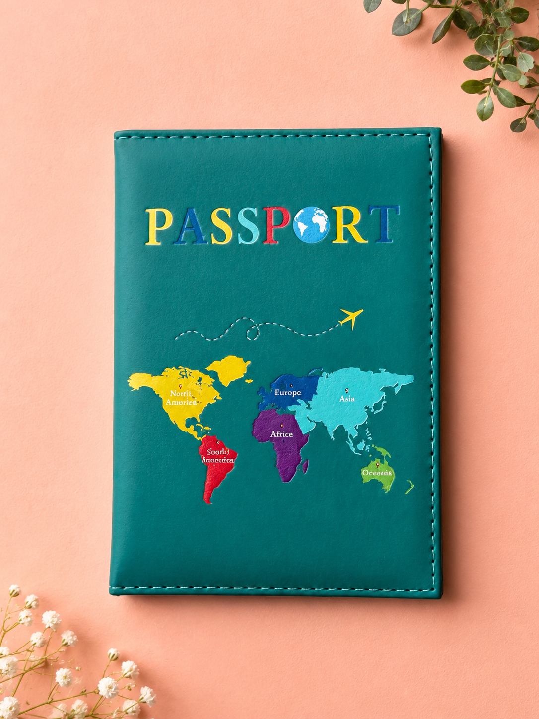 Cute Passport Wallet & Travel Organizer