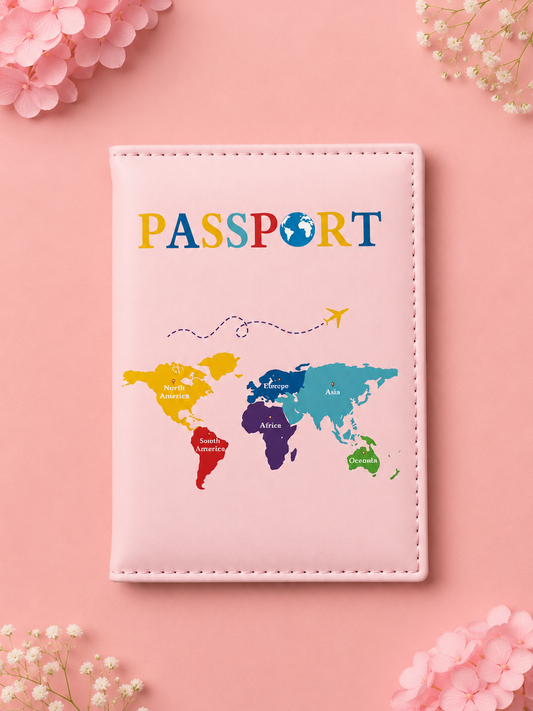Cute Passport Wallet & Travel Organizer