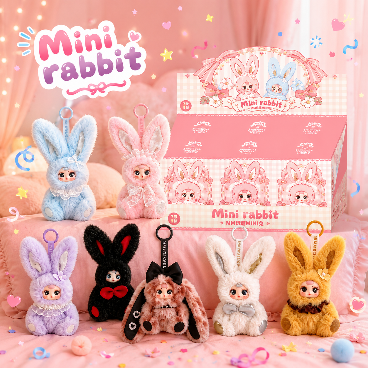 Sugar Baby Mini Rabbit Plush Blind Box – Mystery Collectible