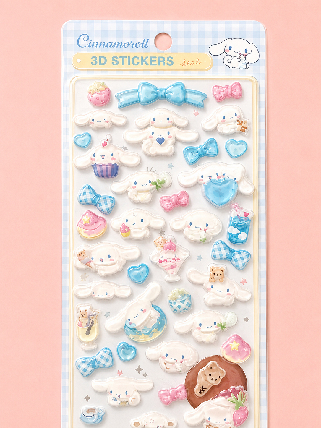 Sanrio 3D Puffy Sticker Sheets | Hello Kitty, My Melody, Cinnamoroll & Pompompurin