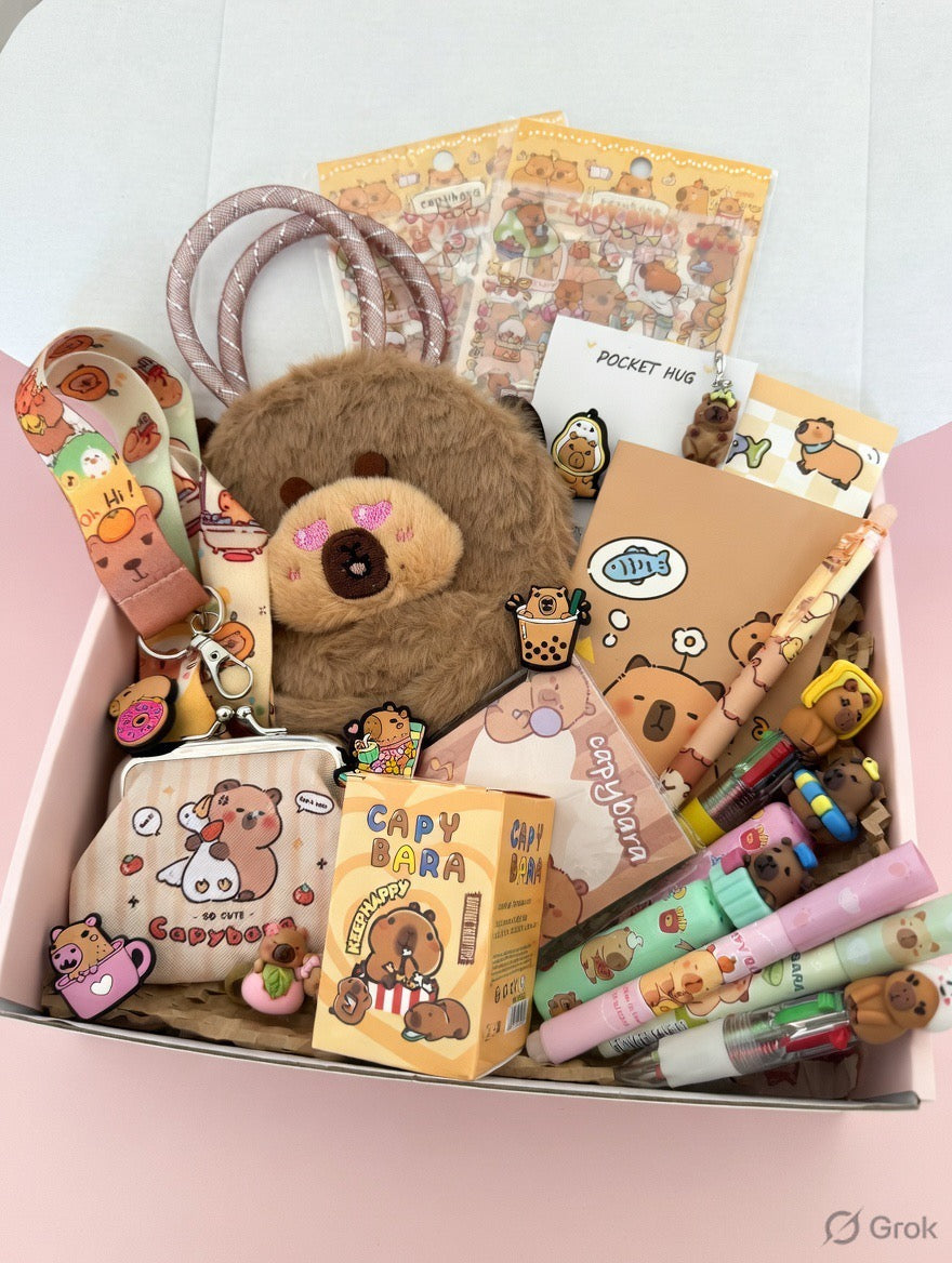 Capybara Mystery Scoop | Kawaii Blind Box Surprise | Stationery, Toys & Accessories