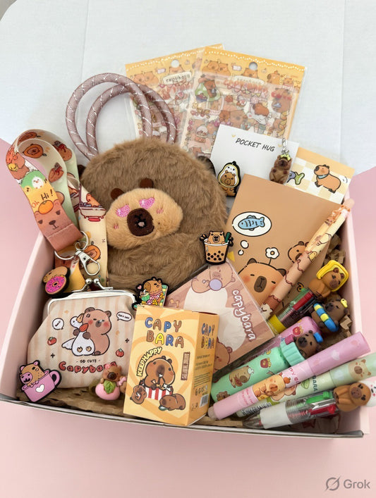 Capybara Mystery Scoop | Kawaii Blind Box Surprise | Stationery, Toys & Accessories