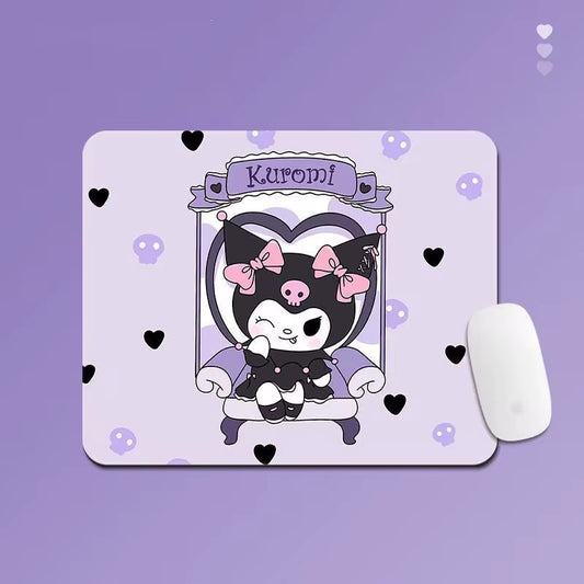 Mini Character Desk Mouse Pad | Cute Hello Kitty, Kuromi, Stitch & Friends